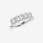 GWA034 - Additional Image 1 for  3 ctw Oval Lab Grown Diamond Seven-Stone Anniversary Band