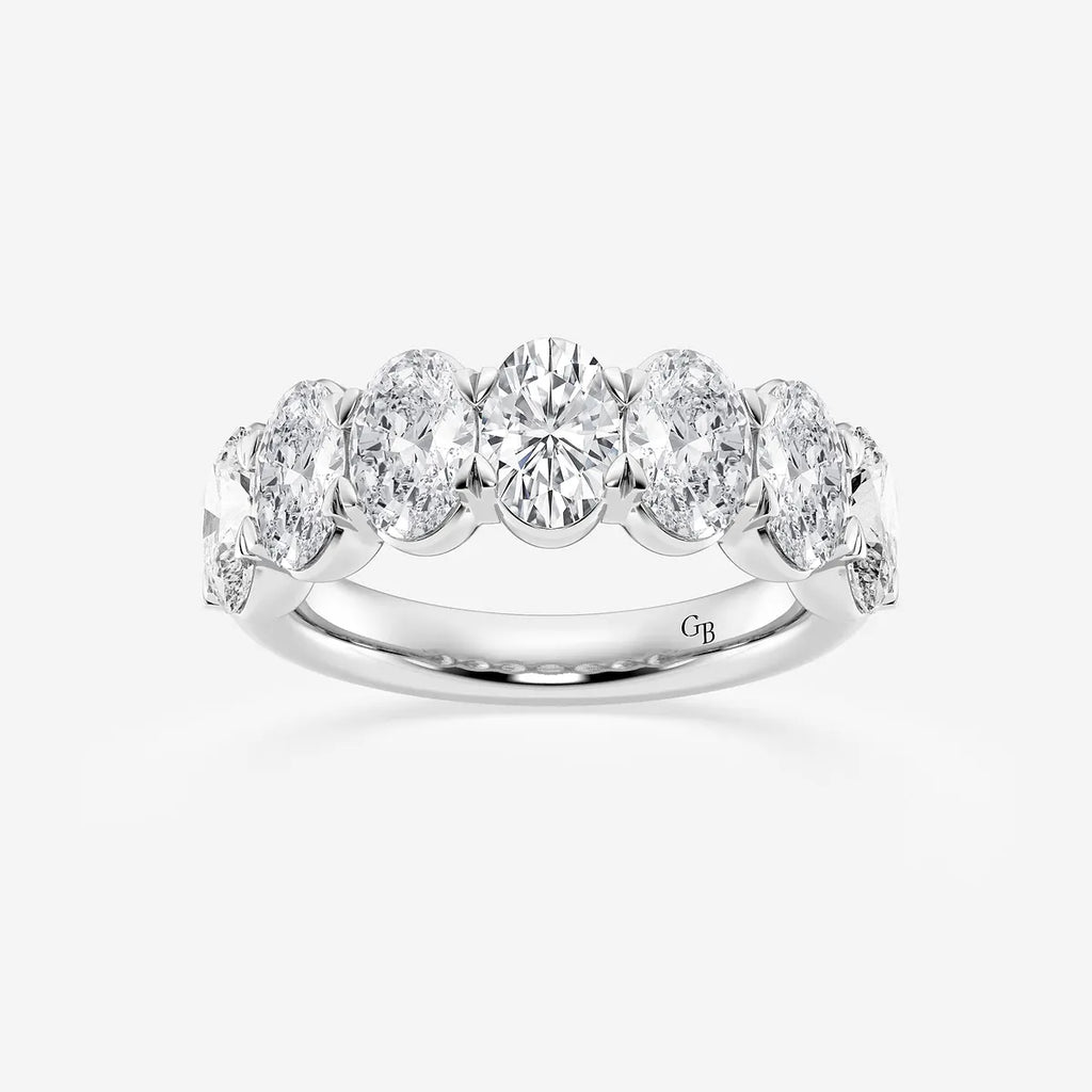 GWA034 - product video for 4 ctw Oval Lab Grown Diamond Seven-Stone Anniversary Band
