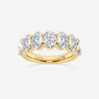 GWA034 - 4 ctw Oval Lab Grown Diamond Seven-Stone Anniversary Band