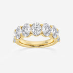 GWA034 - 5 ctw Oval Lab Grown Diamond Seven-Stone Anniversary Band
