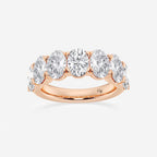 GWA034 - 5 ctw Oval Lab Grown Diamond Seven-Stone Anniversary Band