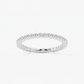 GWA036 - 1/2 ctw Round Lab Grown Diamond Three Quarter Eternity Shared Prong Wedding Band