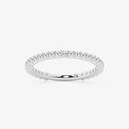 GWA036 - 1/2 ctw Round Lab Grown Diamond Three Quarter Eternity Shared Prong Wedding Band