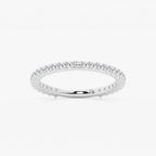 GWA036 - product video for 1/2 ctw Round Lab Grown Diamond Three Quarter Eternity Shared Prong Wedding Band