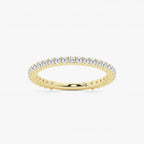 GWA036 - product video for 1/2 ctw Round Lab Grown Diamond Three Quarter Eternity Shared Prong Wedding Band