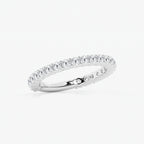 GWA036 - Additional Image 1 for  1 ctw Round Lab Grown Diamond Three Quarter Eternity Shared Prong Wedding Band
