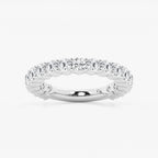 GWA036 - product video for 2 ctw Round Lab Grown Diamond Three Quarter Eternity Shared Prong Wedding Band