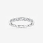 GWA037 - product video for 1 ctw East-West Oval Lab Grown Diamond Eternity Band - 2.1mm Width