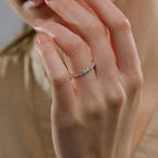 GWA037 - 1 ctw East-West Oval Lab Grown Diamond Eternity Band - 2.1mm Width
