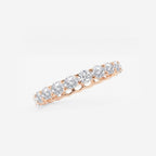 GWA037 - Additional Image 1 for  1 ctw East-West Oval Lab Grown Diamond Eternity Band - 2.1mm Width