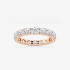 GWA037 - product video for 2 ctw East-West Oval Lab Grown Diamond Eternity Band - 2.8mm Width