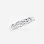 GWA037 - Additional Image 1 for  3 ctw East-West Oval Lab Grown Diamond Eternity Band - 3.5mm Width