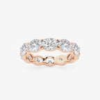 GWA037 - product video for 4 ctw East-West Oval Lab Grown Diamond Eternity Band - 4mm Width