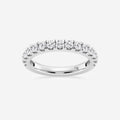 GWA039 - 3/4 ctw Round Lab Grown Diamond Prong Set Wedding Band