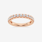 GWA039 - product video for 3/4 ctw Round Lab Grown Diamond Prong Set Wedding Band