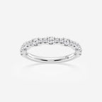 GWA040 - 1/3 ctw Round Lab Grown Diamond Prong Set Wedding Band
