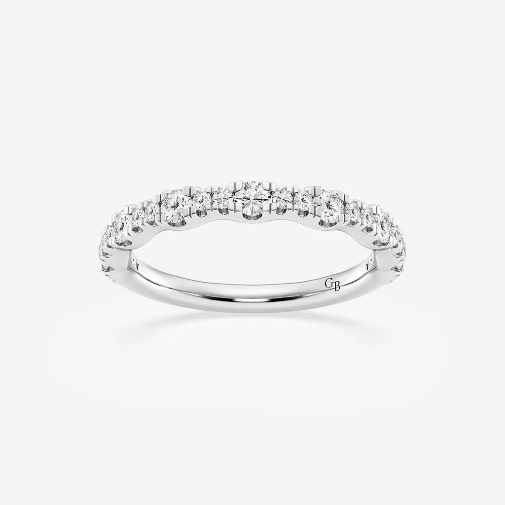 GWA040 - product video for 1/3 ctw Round Lab Grown Diamond Prong Set Wedding Band