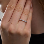 GWA040 - 1/3 ctw Round Lab Grown Diamond Prong Set Wedding Band