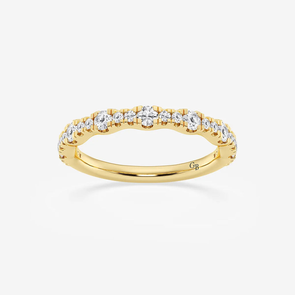 GWA040 - product video for 1/3 ctw Round Lab Grown Diamond Prong Set Wedding Band