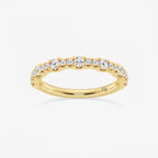 GWA040 - product video for 1/2 ctw Round Lab Grown Diamond Prong Set Wedding Band