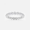 GWA041 - 2 ctw Floating Round Lab Grown Diamond Eternity Band - 3mm Width