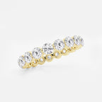 GWA041 - Additional Image 1 for  2 ctw Floating Round Lab Grown Diamond Eternity Band - 3mm Width