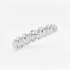 GWA041 - Additional Image 1 for  3 ctw Floating Round Lab Grown Diamond Eternity Band - 3.9mm Width