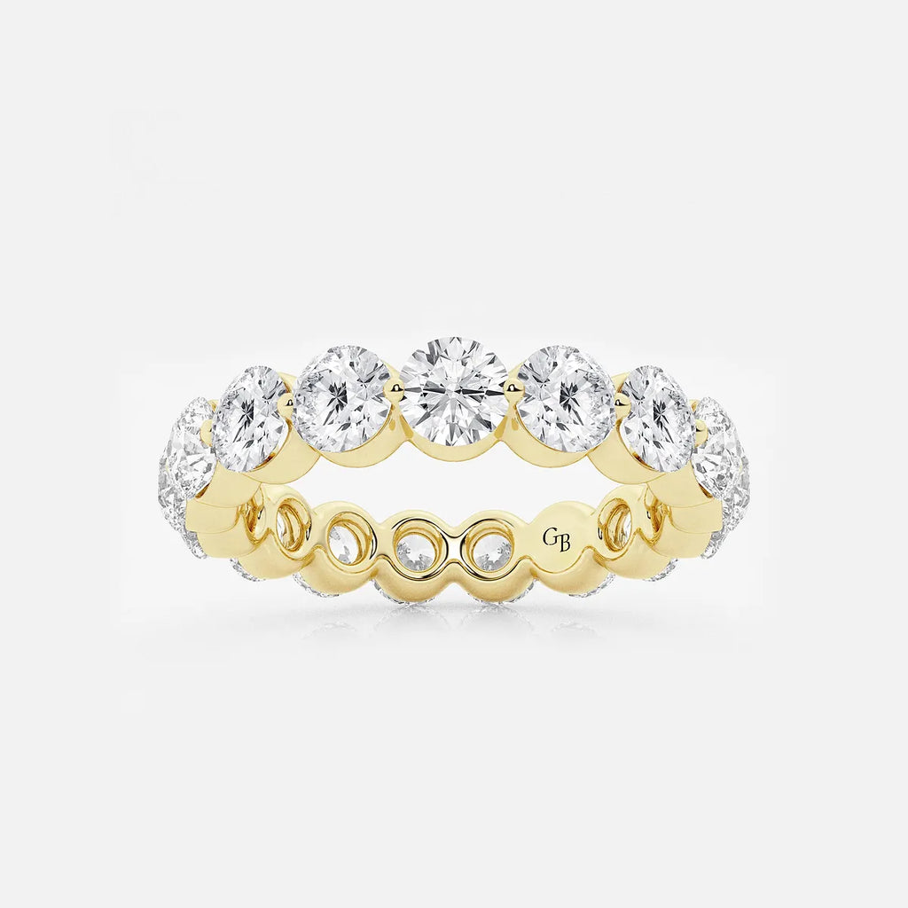 GWA041 - product video for 3 ctw Floating Round Lab Grown Diamond Eternity Band - 3.9mm Width