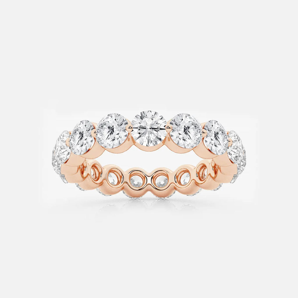 GWA041 - product video for 3 ctw Floating Round Lab Grown Diamond Eternity Band - 3.9mm Width