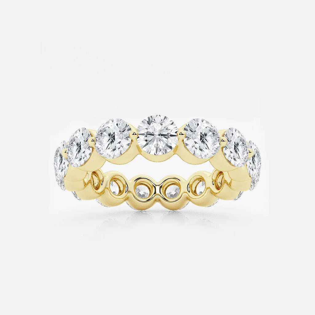GWA041 - product video for 4 ctw Floating Round Lab Grown Diamond Eternity Band - 4.2mm Width