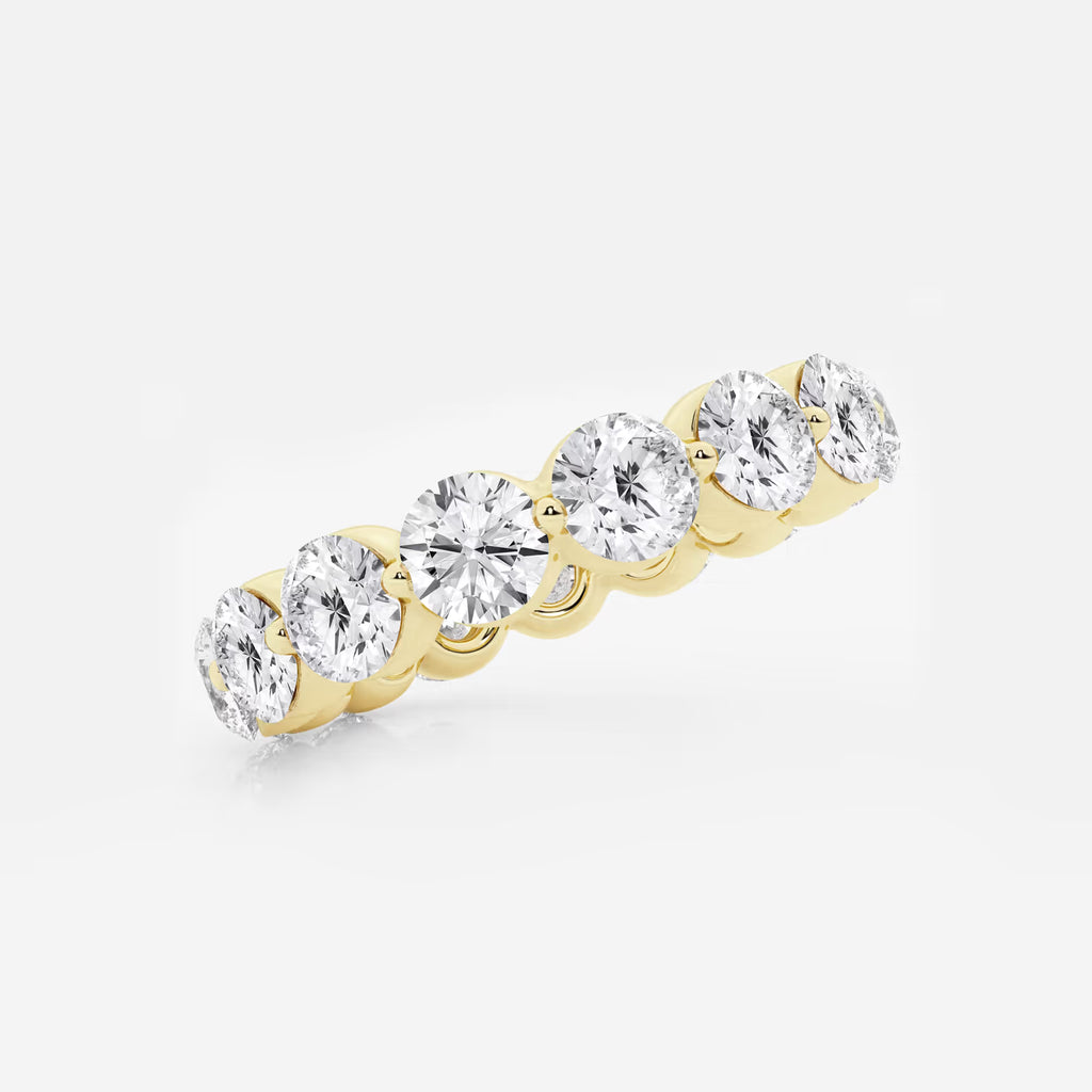 GWA041 - Additional Image 1 for  4 ctw Floating Round Lab Grown Diamond Eternity Band - 4.2mm Width