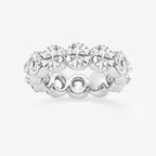 GWA041 - product video for 6 ctw Round Lab Grown Floating Diamond Eternity Band - 4.9mm Width