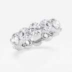 GWA041 - Additional Image 1 for  6 ctw Round Lab Grown Floating Diamond Eternity Band - 4.9mm Width