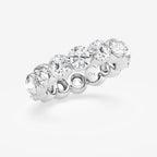 GWA041 - Additional Image 1 for  6 ctw Round Lab Grown Floating Diamond Eternity Band - 4.9mm Width