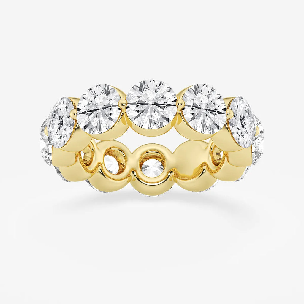 GWA041 - product video for 6 ctw Round Lab Grown Floating Diamond Eternity Band - 4.9mm Width