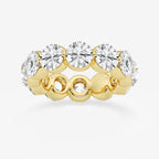 GWA041 - product video for 6 ctw Round Lab Grown Floating Diamond Eternity Band - 4.9mm Width