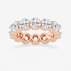 GWA041 - product video for 6 ctw Round Lab Grown Floating Diamond Eternity Band - 4.9mm Width