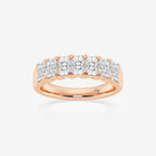 GWA042 - product video for 1 5/8 ctw Radiant Lab Grown Diamond Seven-Stone Anniversary Band