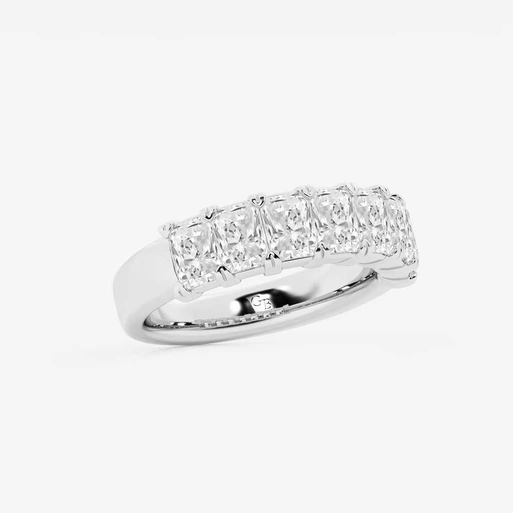 GWA042 - Additional Image 1 for  2 1/2 ctw Radiant Lab Grown Diamond Seven-Stone Anniversary Band