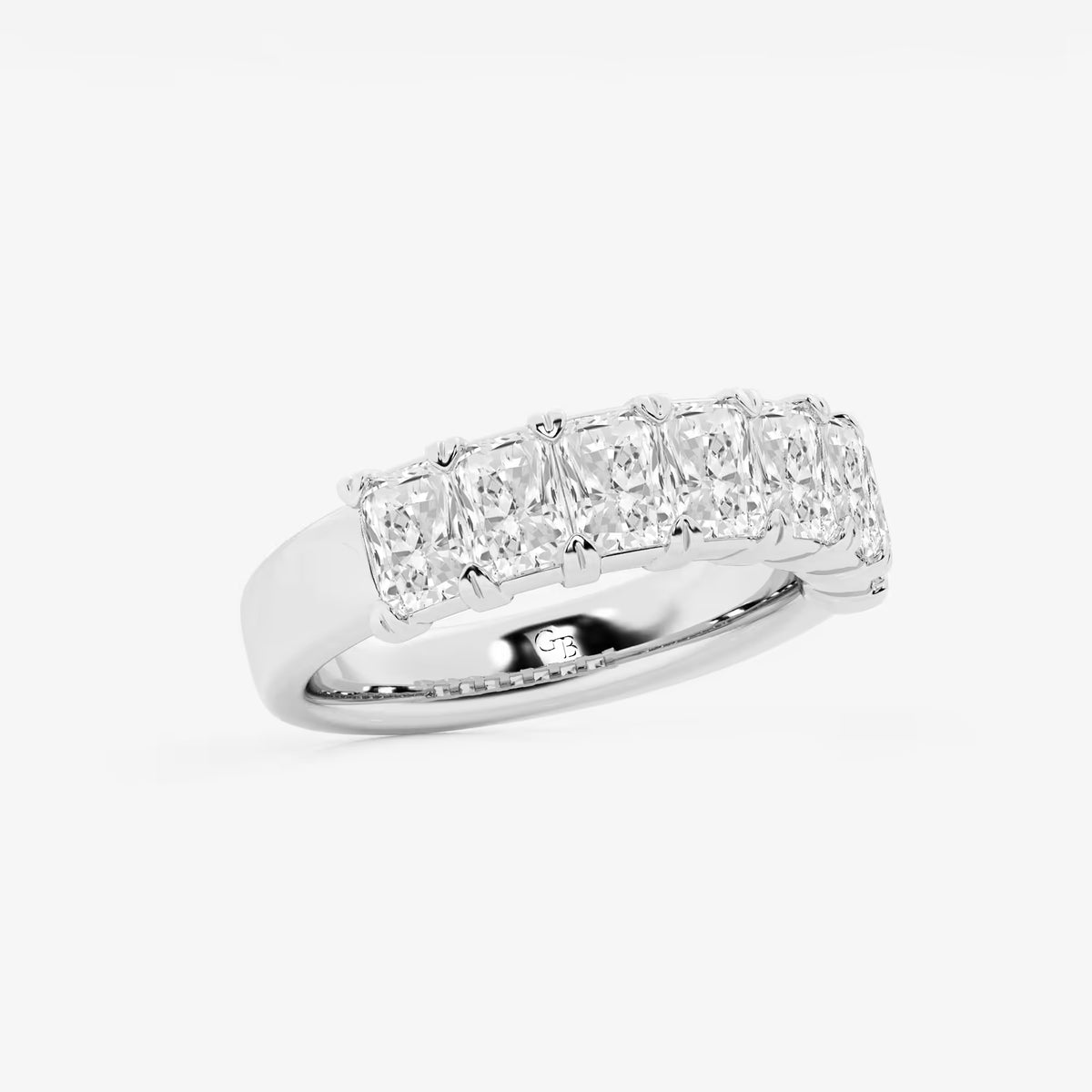GWA042 - Additional Image 1 for  2 1/2 ctw Radiant Lab Grown Diamond Seven-Stone Anniversary Band