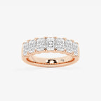 GWA042 - product video for 2 1/2 ctw Radiant Lab Grown Diamond Seven-Stone Anniversary Band
