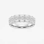 GWA042 - product video for 3 1/6 ctw Radiant Lab Grown Diamond Seven-Stone Anniversary Band