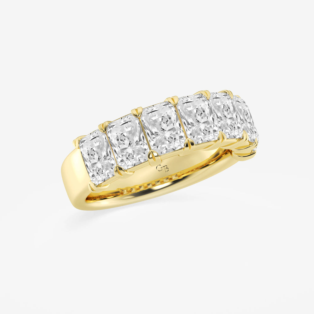 GWA042 - Additional Image 1 for  3 1/6 ctw Radiant Lab Grown Diamond Seven-Stone Anniversary Band