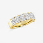 GWA042 - Additional Image 1 for  3 1/6 ctw Radiant Lab Grown Diamond Seven-Stone Anniversary Band