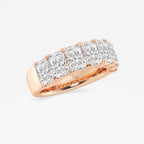 GWA042 - Additional Image 1 for  4 ctw Radiant Lab Grown Diamond Seven-Stone Anniversary Band