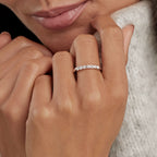 GWA043 - 1/2 ctw Round Lab Grown Diamond Seven-Stone Anniversary Band