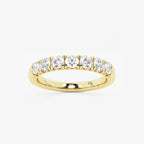 GWA043 - product video for 3/4 ctw Round Lab Grown Diamond Seven-Stone Anniversary Band