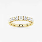 GWA043 - product video for 1 ctw Round Lab Grown Diamond Seven-Stone Anniversary Band