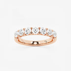 GWA043 - 1 ctw Round Lab Grown Diamond Seven-Stone Anniversary Band