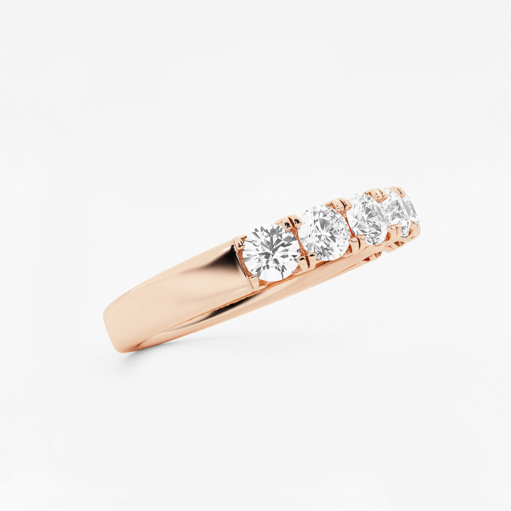 GWA043 - Additional Image 1 for  1 ctw Round Lab Grown Diamond Seven-Stone Anniversary Band